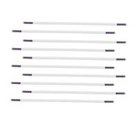 Cordon D’Alimentation LED 2 * 0,5 Mm² en Cuivre Blanc à Deux Âmes | Lot de 10 Pièces, Gaine Pvc, Conception Plate, Entrée D’alimentation pour Éclairage Intérieur