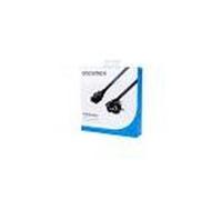 cordon d alimentation pc cee7 / c13 noir - 1,8 m