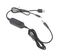 Cordon d'alimentation 5 V/12 V USB C et A vers 5,5 x 2,1 mm 12 W pour lumières LED, haut-parleurs, câble d'amplification de 1,6 m avec contrôle de commutation