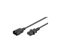 cordon dalimentation (ac femelle à mâle) 1,5 m noir goobay 68602