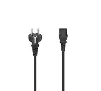 Chargeur et câble d'alimentation PC Hama Cordon alim., f. cont. prot. - alim. 3 pôles appareils froids, 1,5 m