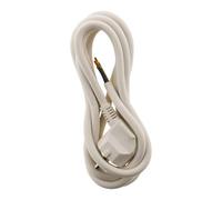 Cordon d'alimentation avec prise 16A 3G1,5mm² 2m - Blanc - Zenitech