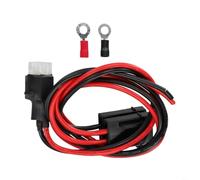 Cordon d'alimentation CC à 6 broches 30 A pour ICOM IC706 IC718 IC746 et série 1 m de long 16 AWG avec fusible 30 A
