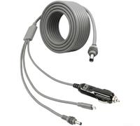 Cordon d'alimentation CC vers USB-C avec configuration à 3 ports pour applications de camping RV compatible avec les systèmes standard 12 V 24 V (3 mètres)
