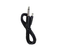 Cordon d'alimentation de 6,35 mm - Connecteur coudé - Accessoire pour machine à tatouer - Crochet - Ligne de moteur - Adaptateur pour machine de tatouage