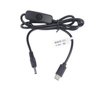 Cordon d'alimentation de type C avec prise de 3,5 x 1,35 mm, 12 V 3 A 36 W, disposition centrale positive, section de contrôle en ligne pour électronique compacte au bureau