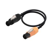 Cordon d'alimentation étanche for éclairage de scène, connecteur câble ca NAC3FCA NAC3FCB, alimentation 250V 20A, 1M-10M, 1 pièce(Black Orange,10m)