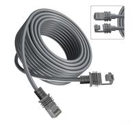 Cordon d'alimentation flexible et étanche avec câble Ethernet Gigabit pour Starlink pour routeur Gen3 et sans danger pour la mise en réseau (15 mètres)