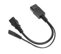 Cordon d'alimentation IEC320 C14 vers C13 C7,Cordon IEC320 C14 mâle vers C13 C7 femelle,Cordons d'alimentation IEC320,Câble d'alimentation 10A,Cordon d'alimentation pour répartiteur en Y,Cordon d'alim
