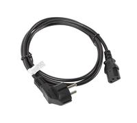 Cordon d'alimentation Lanberg CA-C13C-10CC-0018-BK Schuko CEE 7/7 femelle vers IEC320 C13 2.5A 1.8m