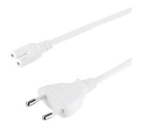 Cordon d'alimentation - LOGILINK - CP194W - Blanc - 7,5 m - Universel pour petits appareils