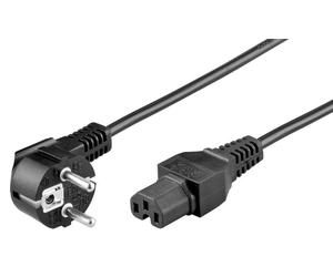 Cordon d'alimentation MicroConnect CEE 7/7 - C15 de 1 m, PE01041