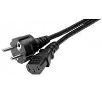 Cordon d'alimentation PC CEE7 droit / C13 noir - 3,0 m