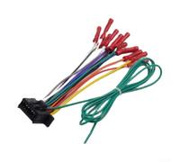 Cordon d'alimentation pour autoradio avec câble de frein à main, câble de haut-parleur et gaine de protection pour système audio Pioneer compatible