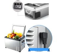 Cordon d'alimentation pour réfrigérateur de voiture 12 V/24 V avec fusible, câble d'extension de 2 m pour réfrigérateur/congélateur portable et refroidisseur