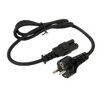 Cordon alimentation noir 1m ts-01020680 - raclette
