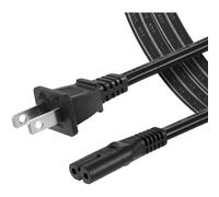 Cordon d'alimentation secteur 15FT2Prong compatible avec les téléviseurs Samsung 24, 32, 40, 43, 48, 49, 50, 55, 60, 65 et 75 pouces LCD HD Smart
