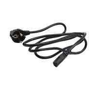 Cordon d'alimentation Secteur Noir EU 220v, Câble PVC Cuivre, Compact
