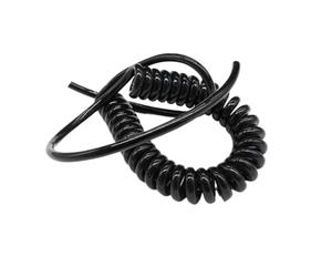 Cordon d'alimentation spiralé Flex Curly Spring Co Câble à ressort hélicoïdal 4 noyaux, longueur du de 0,5 m, extensible 2, 24-18AWG(20AWG)