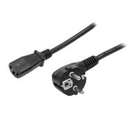 StarTech.com 3m (10ft) Computer Power Cord, 18AWG, EU Schuko to C13 Power Cord, 10A 250V, Black Replacement AC Cord, TV/Monitor Power Cable, Schuko CEE 7/7 to IEC 60320 C13 Power Cord - PC Power Supply Cable (713E-3M-POWER-CORD) - câble d'alimentation - p
