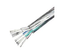 Cordon d'alimentation Transparent 3/5m 2 3 4 5 cœurs, 28/26/24/22/20/18/16awg, Isolation en PVC, câble cuivre étamé, Ligne de Fil Lumineux(5 Cores 3m,24AWG)