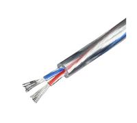 Cordon d'alimentation Transparent 8/10m 2 3 4 5 cœurs, 28/26/24/22/20/18/16awg, Isolation en PVC, câble cuivre étamé, Ligne de Fil Lumineux(2 Cores 10m,20AWG)