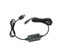 Cordon D'Alimentation USB pour Chargeur pour Sony, Adaptateur Secteur AC-L200 pour Caméscope pour Sony DV DCR-SX40/44 DCR-SR45/47 DCR-SX63/65/85