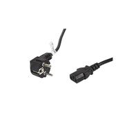 Cordon d'alimentation - VDE - C13 - 5 m - Noir - CEE 7/7 SCHUKO Mâle vers IEC 320 C13 femelle