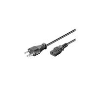Cordon dalimentation wentronic (suisse bouchon pour prise iec) 2 m noir