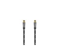 Cordon d'antenne, coax . mâle - coax . femelle, métal, doré, 3,0 m, 120 dB