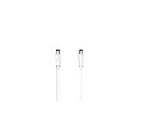Cordon d'antenne, f. coax. mâle - f. coax. fem., 15,0 m, 90 dB