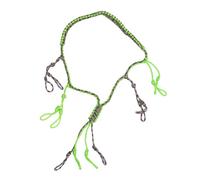 Cordon d'appel en canard pour la chasse - Jeu portable en nylon tressé - Cordon d'appel avec boucles - Accessoire de chasse au canard pour l'extérieur (vert fluorescent)