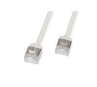 Cordon DataCenter U/FTP Cat.6A (Classe EA), LSOH, slim, pour chemins très courts, gris, 3 m