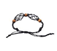 Cordon de bracelet - Bracelets de rechange en corde avec perles de pierres précieuses vides - Cage en spirale réglable - Bracelets en résille de pêche - Cordon pour collier en pierre - Bracelet à