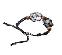 Cordon de bracelet en cristal | Bracelets Cordons de cage pour cristaux - Support de bracelet - Cage de rechange pour bracelet de pendentif, maintien en réseau de cristal de quartz pierre de pierre