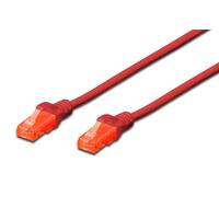 Cordon de brassage DIGITUS UTP cat. 6 1 m PVC rouge