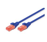 Cordon de brassage DIGITUS UTP cat. 6 3 m PVC bleu