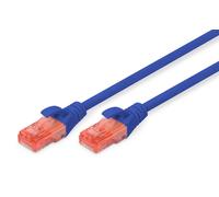 Cordon de brassage DIGITUS UTP cat. 6 3 m PVC bleu