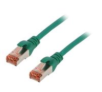 Cordon de brassage DK-1644-050/G S/FTP 6 lignes Cu LSZH vert 5 m 27AWG DIGITUS