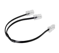 Cordon de brassage double RJ45 téléphone pour réseau multimédia