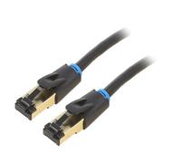 Cordon de brassage IKABF connecteur RJ45, des deux côtés S/FTP Cat 8 OFC PVC ...