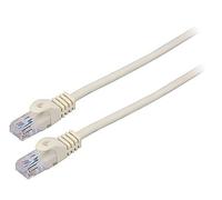 Cordon de brassage PCU6-10CC-0100-W U/UTP 6 lignes CCA PVC blanc 1 m 26AWG ve...