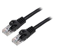 Cordon de brassage PCU6-10CC-1000-BK U/UTP 6 lignes CCA PVC noir 10 m 26 AWG ...