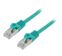 Cordon de brassage PP6-1M/G F/UTP 6 lignes CCA PVC vert L : connecteur RJ45 1...