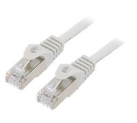 Cordon de brassage PP6-2M F/UTP 6 lignes CCA PVC gris L: 2m connecteur RJ45...