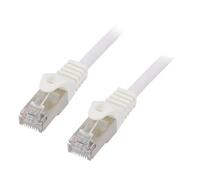 Cordon de brassage PP6-2M/W F/UTP 6 lignes CCA PVC blanc L: 2m connecteur RJ4...