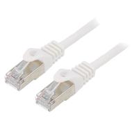 Cordon de brassage PP6-3M/W connecteur RJ45 F/UTP 6 lignes CCA PVC blanc 3m 2...
