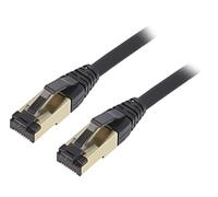 Cordon de brassage PP8-LSZHCU-BK-0.25M S/FTP Cat 8 Line Cu LSZH noir L: 025m ...