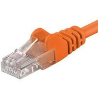 Cordon De Brassage Utp Cat 5e, 0,5 M - Orange, Non Blindé, Cat. 5e Câbles De Raccordement, Au Réseau D'éléments Métalliques