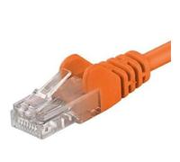 Cordon De Brassage Utp Cat 5e, 2 M Orange, Câble Non Blindé, Cat. 5e Câbles De Raccordement, Au Réseau D'éléments Métalliques